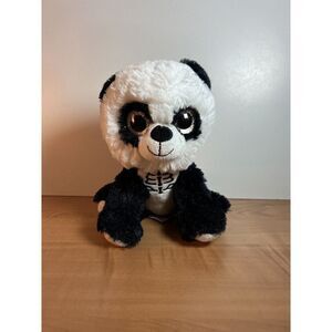 Hugfun International Panda Plush Skeleton 7” Glitter Eyes